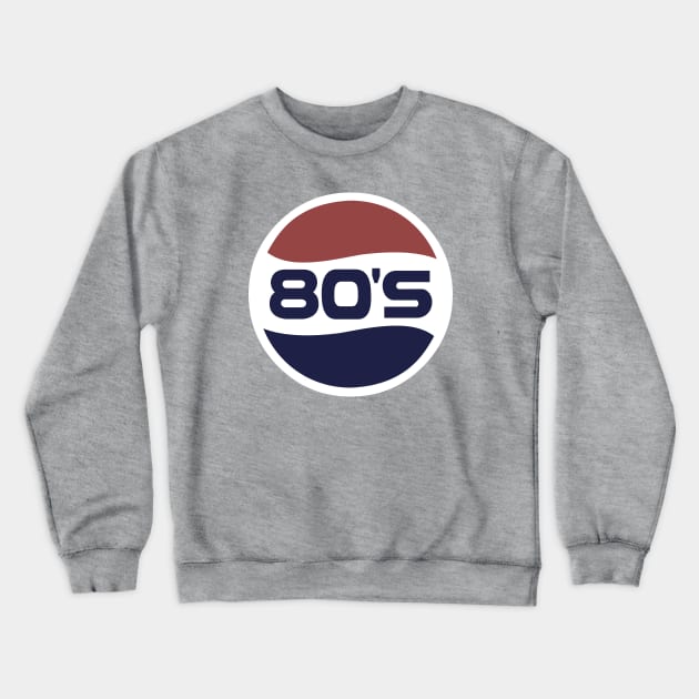 Retro logo for nostalgic 70s and 80s style Crewneck Sweatshirt by DaveLeonardo